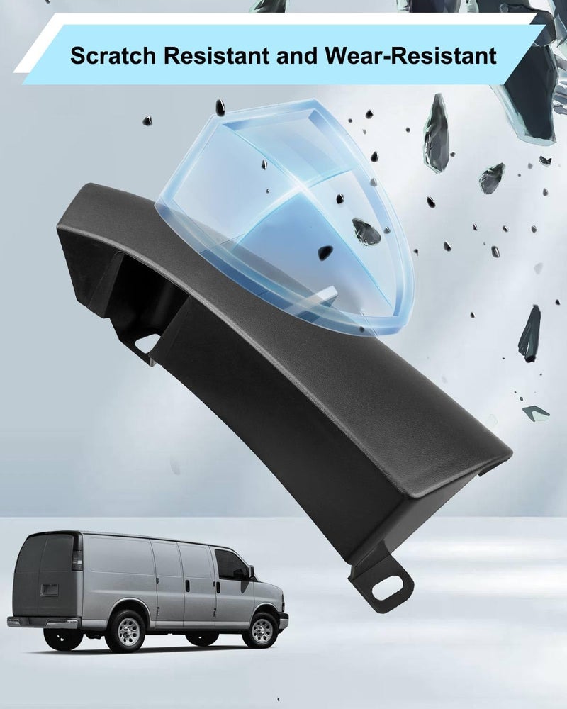 ULZOZN Roof Molding Rear Exterior Fit for Chevy Chevrolet Express GMC Savana 2003-2023 Replace 15215525 15215527, 1 Pair LH ＆ RH Panel Applique Molding - Image 4